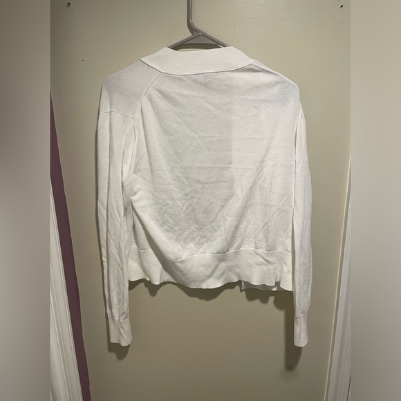 J. Crew White Cropped Sweater - Picture 3 of 3